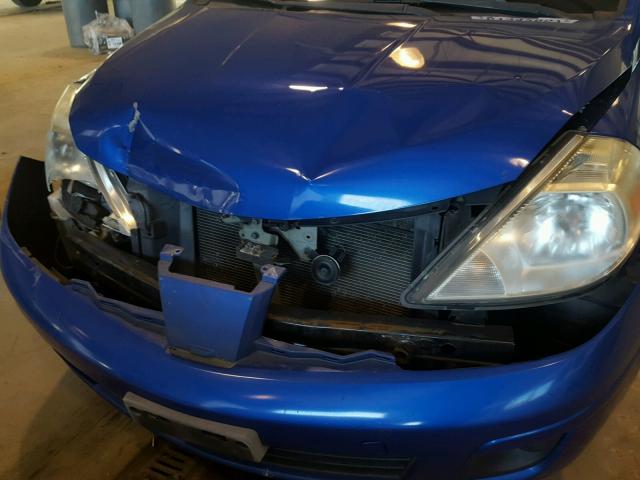 3N1BC13EX9L392808 - 2009 NISSAN VERSA S BLUE photo 9