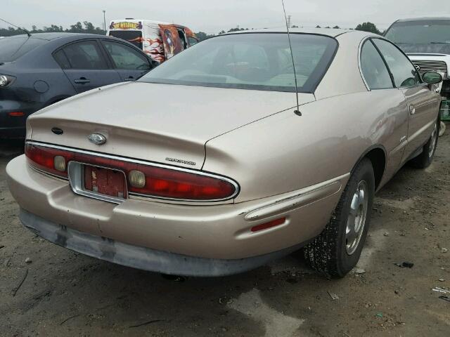 1G4GD2215W4707774 - 1998 BUICK RIVIERA TAN photo 4