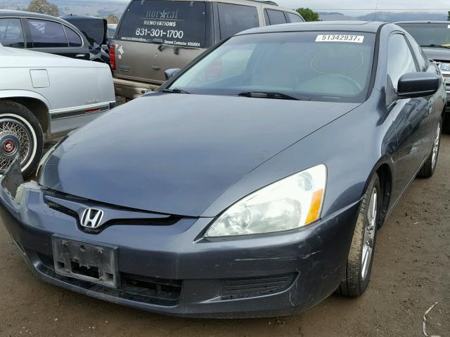 1HGCM82754A019493 - 2004 HONDA ACCORD EX CHARCOAL photo 2