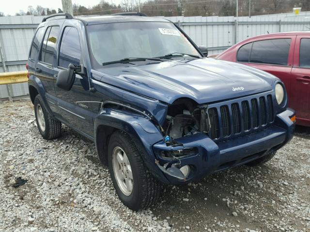 1J4GL58K12W227278 - 2002 JEEP LIBERTY LI BLUE photo 1