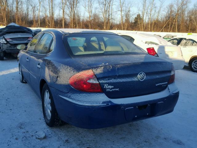 2G4WD562451252510 - 2005 BUICK LACROSSE C BLUE photo 3