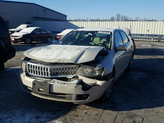 3LNHM26T87R668610 - 2007 LINCOLN MKZ CREAM photo 2