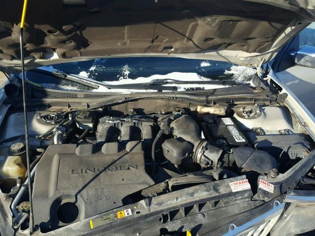 3LNHM26T87R668610 - 2007 LINCOLN MKZ CREAM photo 7