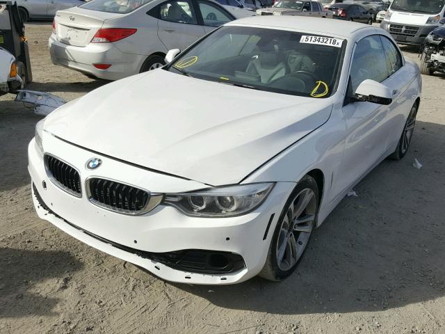 WBA4Z1C55JEA31317 - 2018 BMW 430I WHITE photo 2