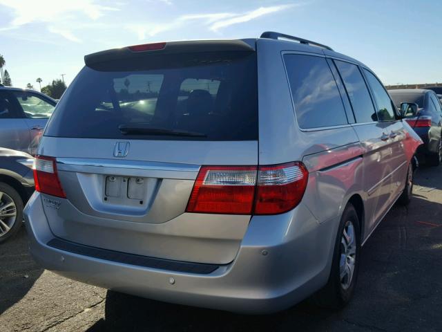 5FNRL388X6B018655 - 2006 HONDA ODYSSEY TO SILVER photo 4