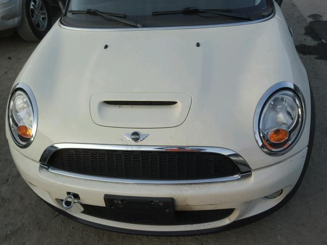 WMWMF7C5XATW89171 - 2010 MINI COOPER S CREAM photo 7