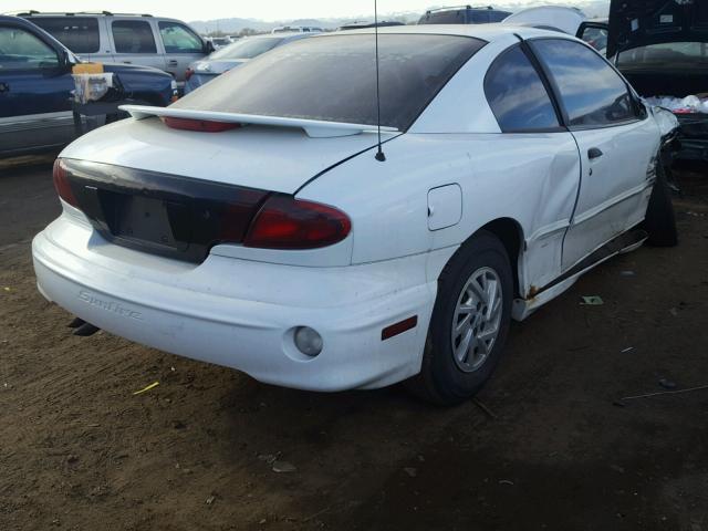 1G2JB124327341301 - 2002 PONTIAC SUNFIRE SE WHITE photo 4