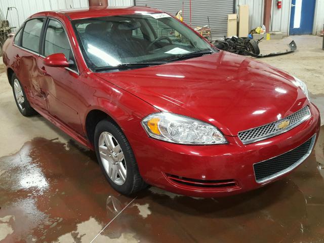 2G1WB5E33D1181716 - 2013 CHEVROLET IMPALA LT RED photo 1