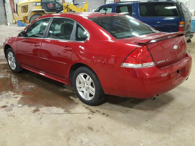 2G1WB5E33D1181716 - 2013 CHEVROLET IMPALA LT RED photo 3