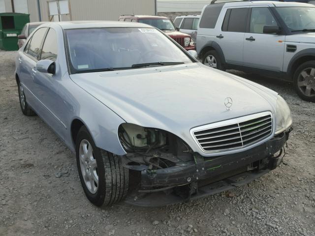 WDBNG70J82A279129 - 2002 MERCEDES-BENZ S 430 BLUE photo 1