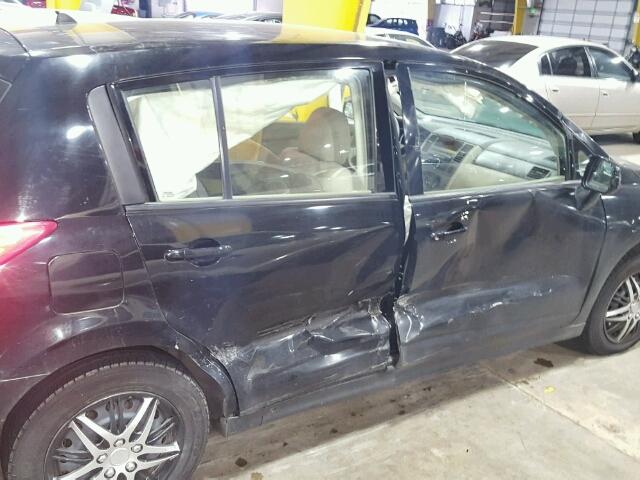 3N1BC13E89L490378 - 2009 NISSAN VERSA S BLACK photo 9