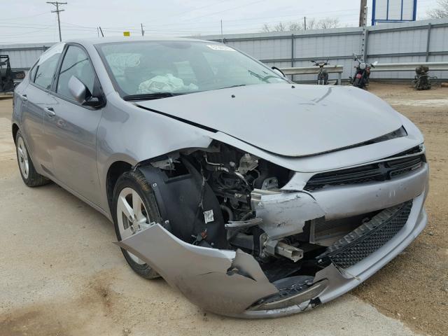 1C3CDFBB2GD689212 - 2016 DODGE DART SXT SILVER photo 1