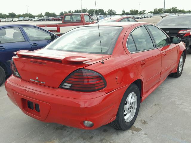 1G2NF52E63C251963 - 2003 PONTIAC GRAND AM S RED photo 4