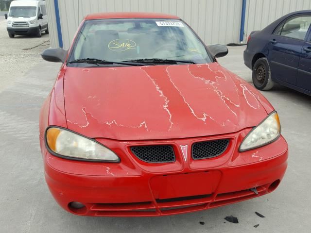 1G2NF52E63C251963 - 2003 PONTIAC GRAND AM S RED photo 9