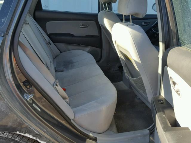 KMHDU46D27U250474 - 2007 HYUNDAI ELANTRA GL GRAY photo 6