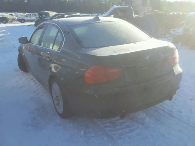 WBAPM5C53BE577776 - 2011 BMW 335 I BLACK photo 3