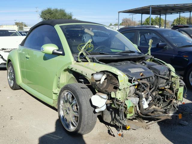 3VWCM31Y24M318399 - 2004 VOLKSWAGEN NEW BEETLE 绿色 照片 1