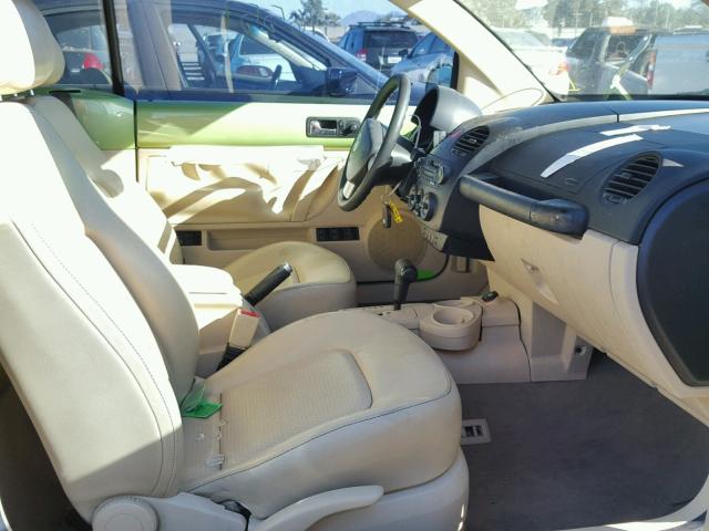 3VWCM31Y24M318399 - 2004 VOLKSWAGEN NEW BEETLE 绿色 照片 5