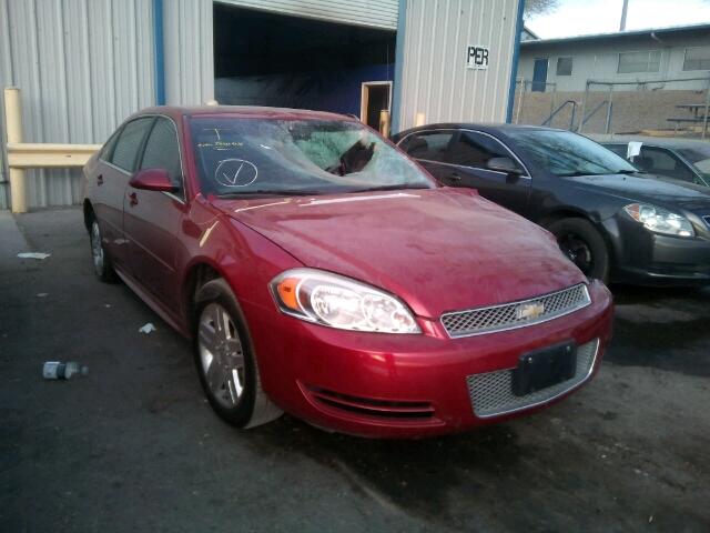 2G1WG5E31D1261100 - 2013 CHEVROLET IMPALA LT RED photo 1