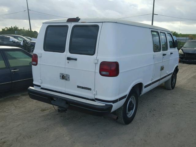 2D7JB21Y63K512515 - 2003 DODGE RAM VAN B2 WHITE photo 4