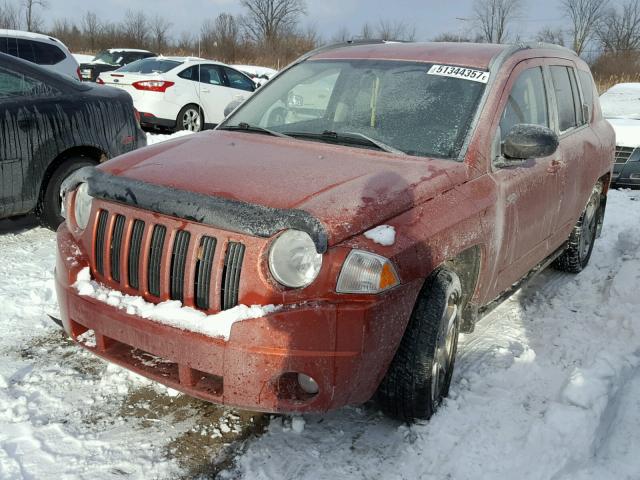 1J4NT4FA5AD594156 - 2010 JEEP COMPASS SP ORANGE photo 2