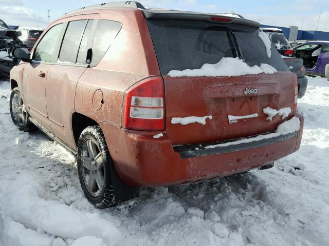 1J4NT4FA5AD594156 - 2010 JEEP COMPASS SP ORANGE photo 3