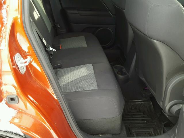 1J4NT4FA5AD594156 - 2010 JEEP COMPASS SP ORANGE photo 6