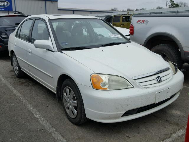 1HGES26763L037932 - 2003 HONDA CIVIC EX WHITE photo 1