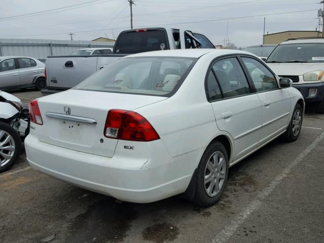 1HGES26763L037932 - 2003 HONDA CIVIC EX WHITE photo 4