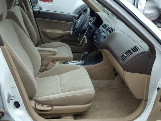 1HGES26763L037932 - 2003 HONDA CIVIC EX 白色 照片 5