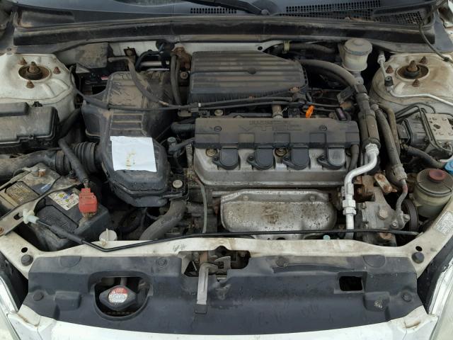 1HGES26763L037932 - 2003 HONDA CIVIC EX WHITE photo 7