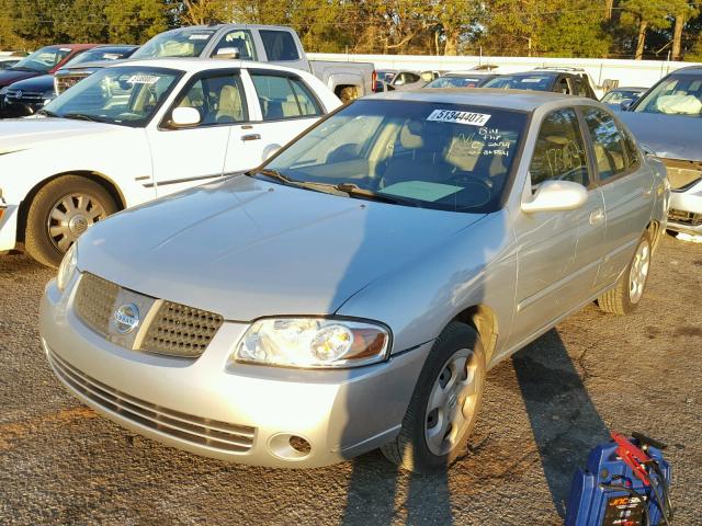 3N1CB51D04L863821 - 2004 NISSAN SENTRA 1.8 SILVER photo 2