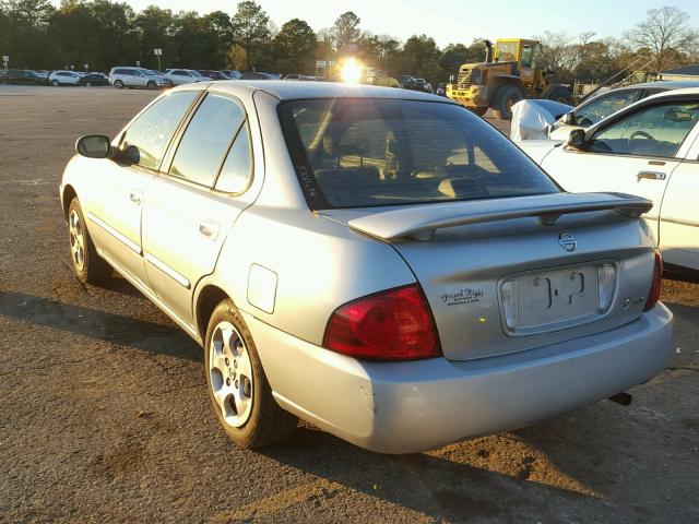 3N1CB51D04L863821 - 2004 NISSAN SENTRA 1.8 SILVER photo 3