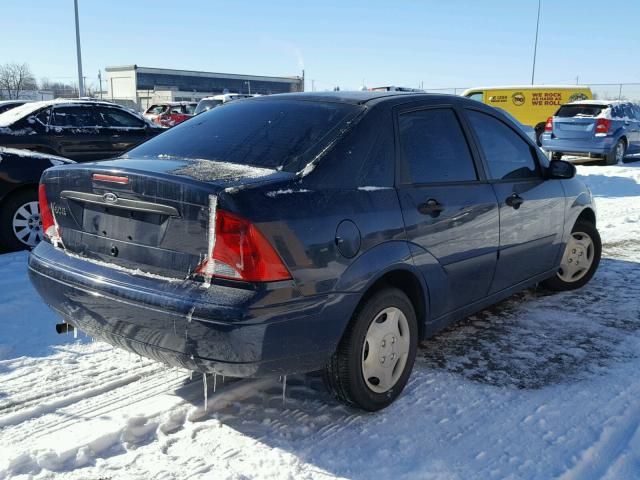 1FAFP33P22W274001 - 2002 FORD FOCUS LX BLUE photo 4