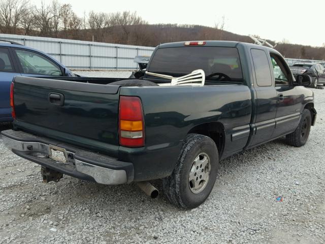 2GCEC19TX21422252 - 2002 CHEVROLET SILVERADO GREEN photo 4