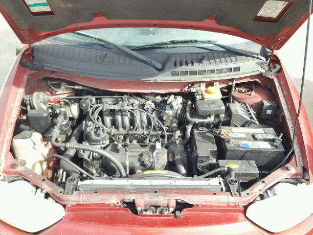 4N2ZN17T42D820072 - 2002 NISSAN QUEST GLE RED photo 7
