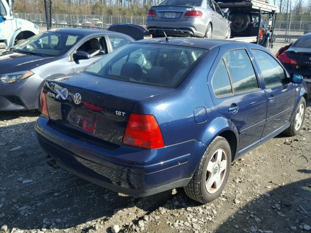 3VWSE69M72M124735 - 2002 VOLKSWAGEN JETTA GLS BLUE photo 4