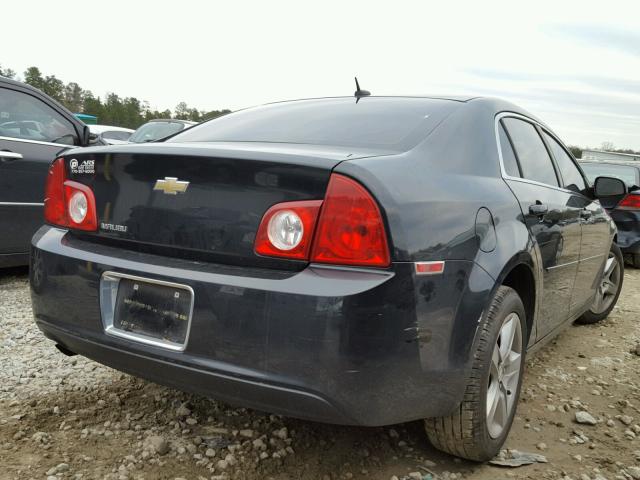 1G1ZB5EB1AF223471 - 2010 CHEVROLET MALIBU LS BLACK photo 4
