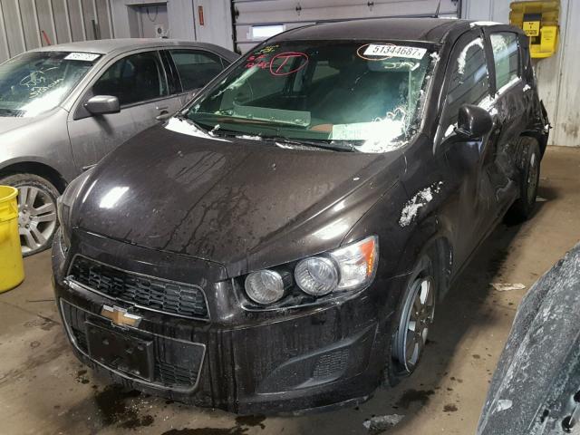 1G1JC6SB1E4137244 - 2014 CHEVROLET SONIC LT BROWN photo 2