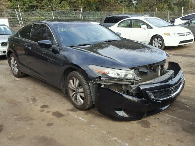 1HGCS12359A004560 - 2009 HONDA ACCORD LX BLACK photo 1