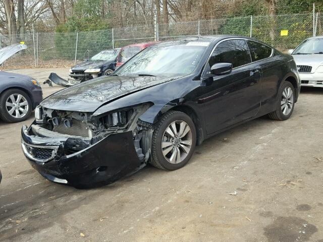 1HGCS12359A004560 - 2009 HONDA ACCORD LX BLACK photo 2