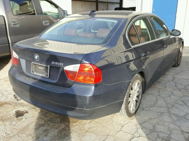 WBAVB33516PS13450 - 2006 BMW 330 I BLUE photo 4