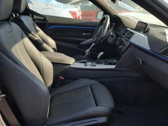 WBA3N9C5XEK244581 - 2014 BMW 428 XI BLUE photo 5