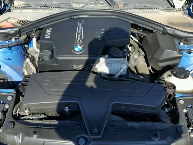 WBA3N9C5XEK244581 - 2014 BMW 428 XI BLUE photo 7