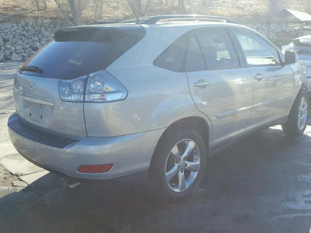 JTJHA31U940055956 - 2004 LEXUS RX 330 GRAY photo 4