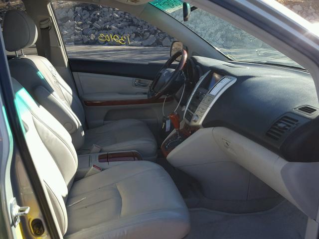 JTJHA31U940055956 - 2004 LEXUS RX 330 GRAY photo 5