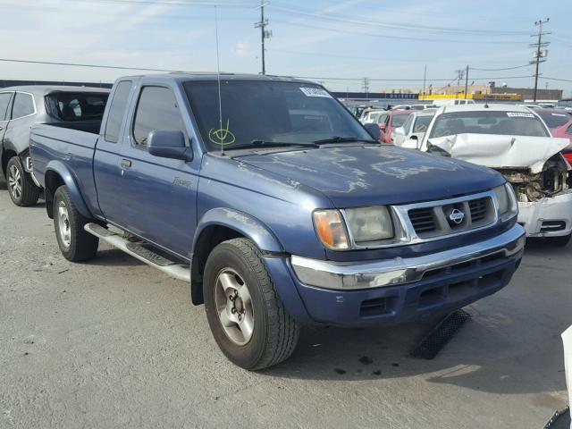 1N6ED26T3YC312196 - 2000 NISSAN FRONTIER K GREEN photo 1