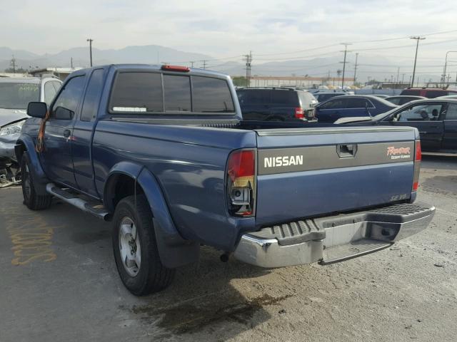 1N6ED26T3YC312196 - 2000 NISSAN FRONTIER K GREEN photo 3