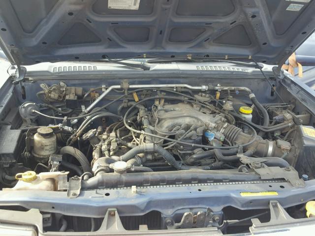 1N6ED26T3YC312196 - 2000 NISSAN FRONTIER K GREEN photo 7