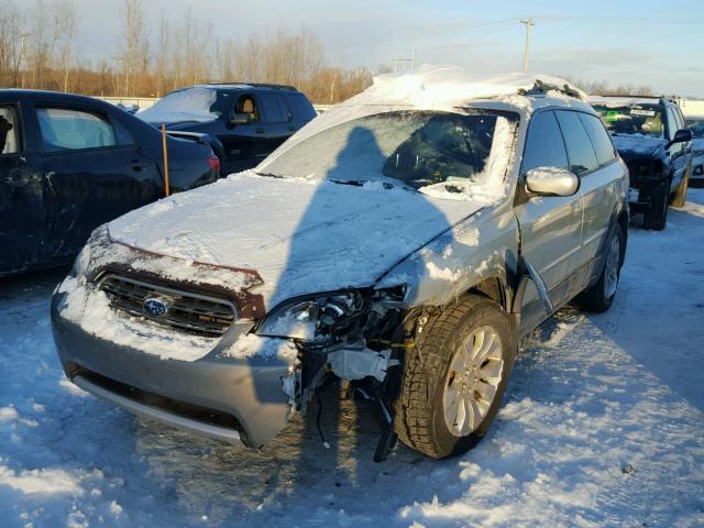 4S4BP62C557334663 - 2005 SUBARU LEGACY OUT SILVER photo 2